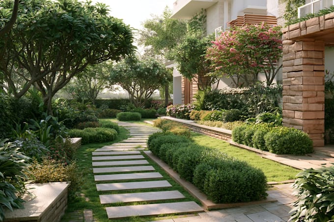 do backyard landscape design as landscape architect