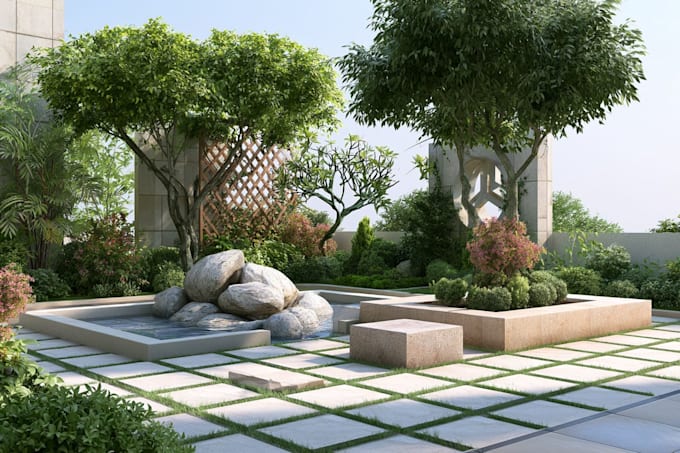do backyard landscape design as landscape architect