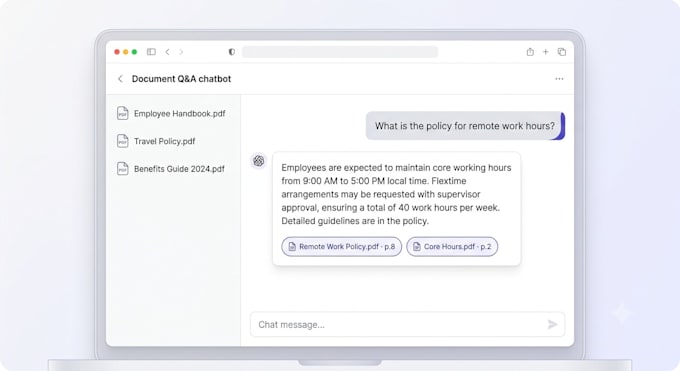 build rag ai chatbot with vector database to chat with your documents