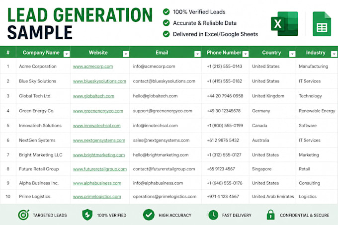 do web research, data collection, and lead generation