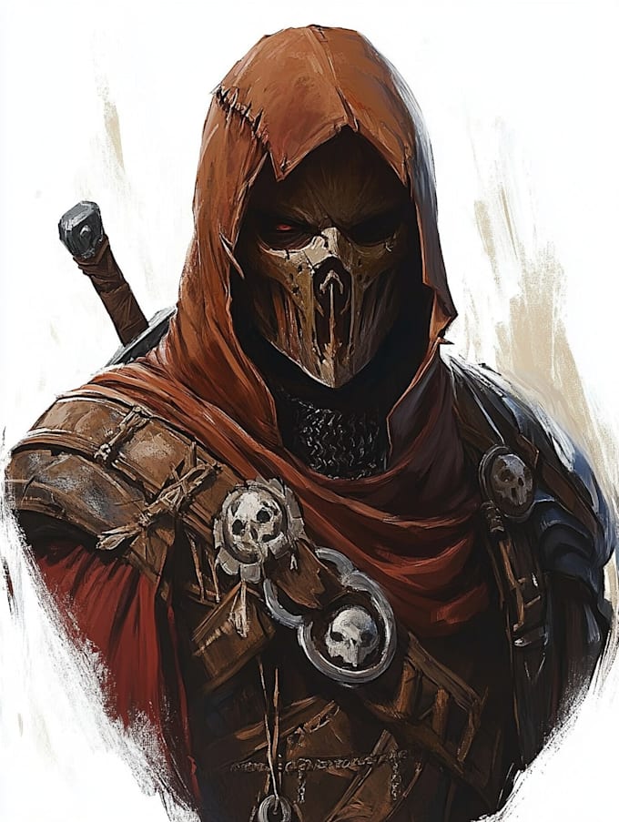 fantasy dnd character illustration