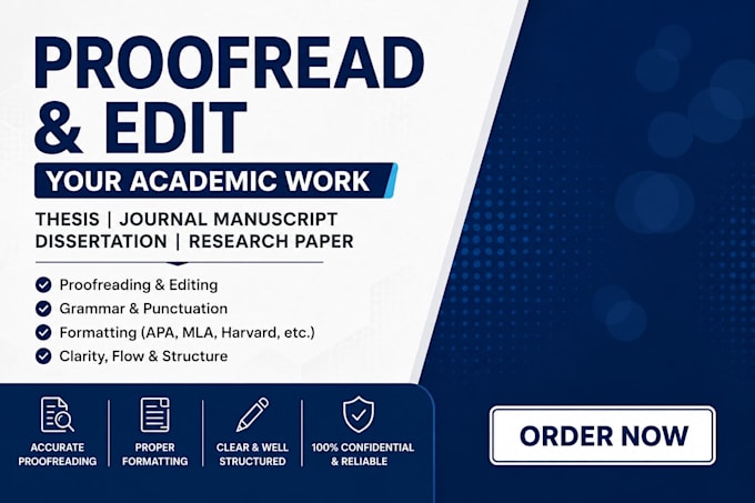 proofread edit your thesis format journal manuscript dissertation research paper