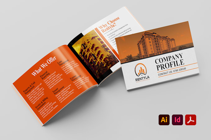 design modern and professional company profiles