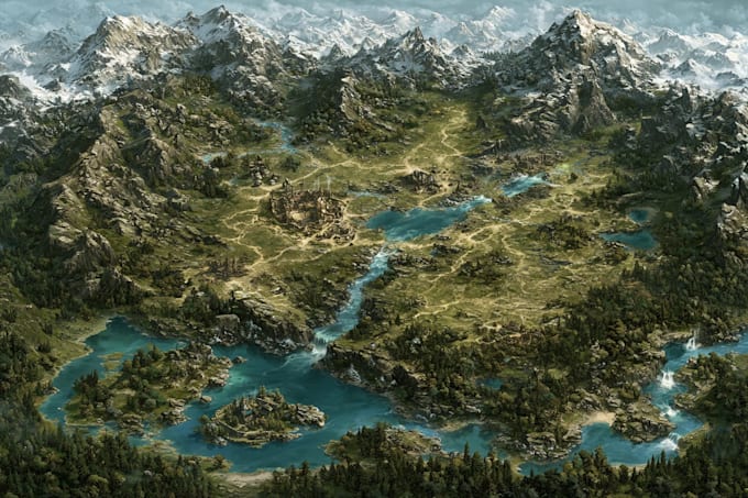 design beautiful map design illustration