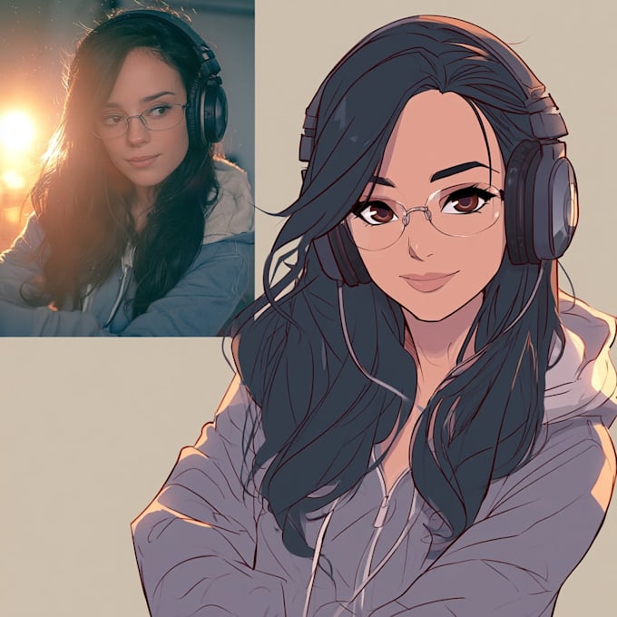 draw you an anime portrait or icon