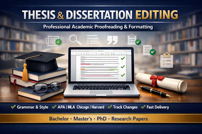 edit your thesis, dissertation, and research paper apa mla