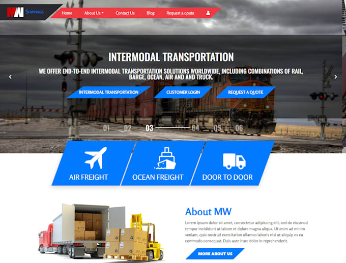 do shipping website, shipping management system for you