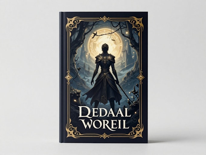 create a high end fantasy book cover for self publishing