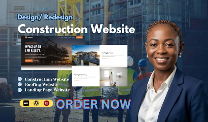 construction website, havc, plumbing, roofing website, idx on wix, wordpress