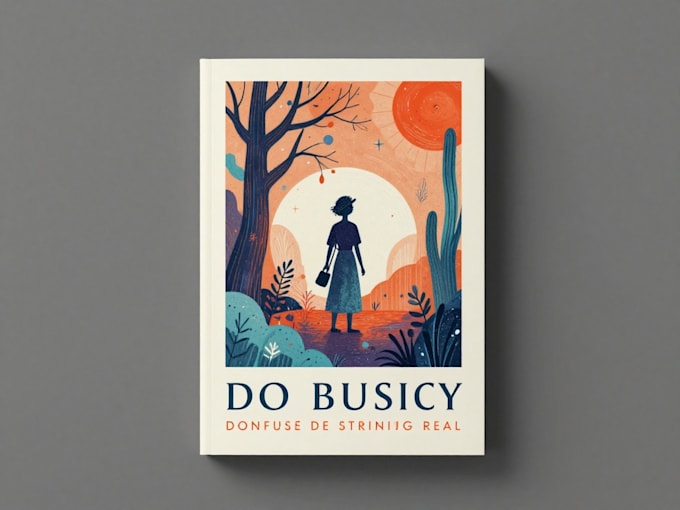 do a unique book cover design or e book cover design