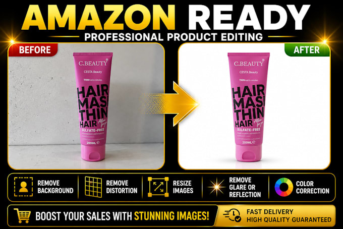 edit product photos for amazon and shopify