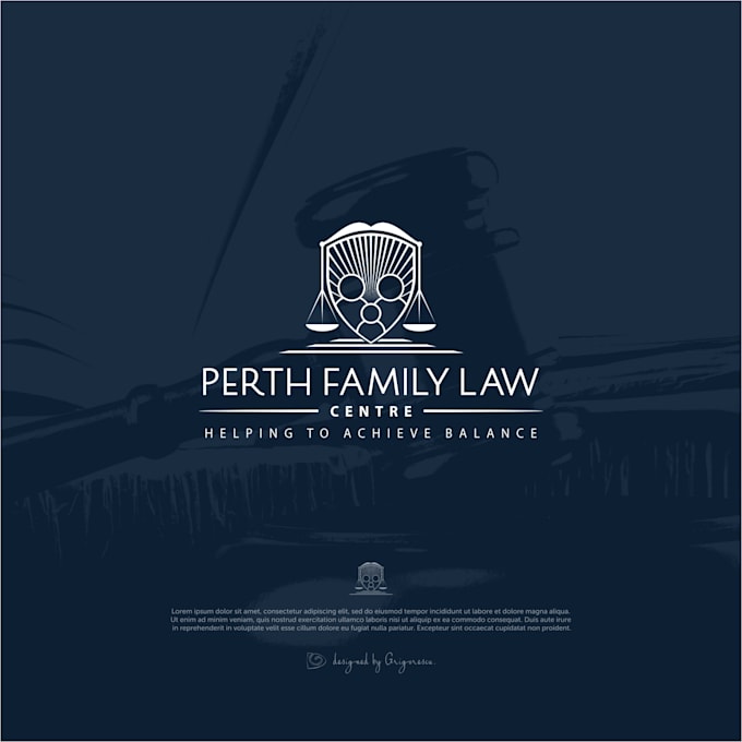 design a creative attorney and law firm logo
