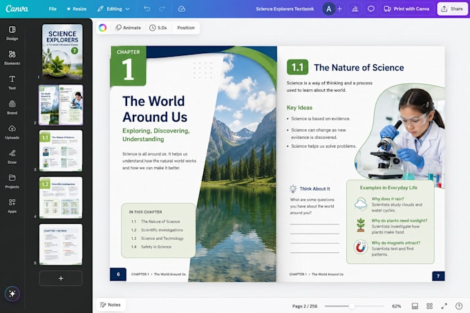 design educational textbook, workbook, curriculum and KDP formatting