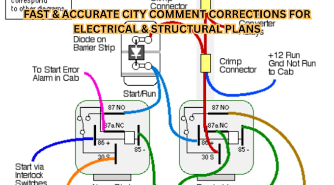 review and city comment correction for electrical and structural drawing