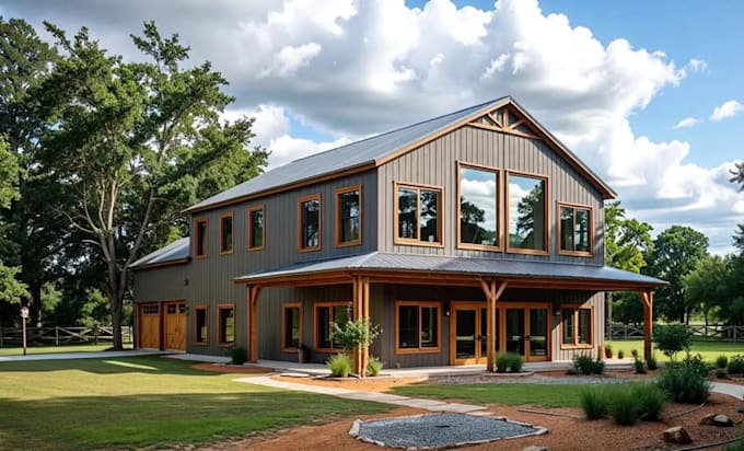 create custom barndominium designs, floor plans and 3d renders