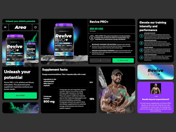 design peptide website, research peptide store, nutraceutical supplement store