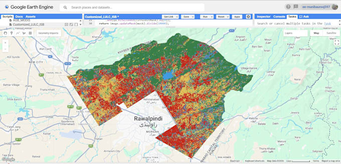 create lulc change detection maps