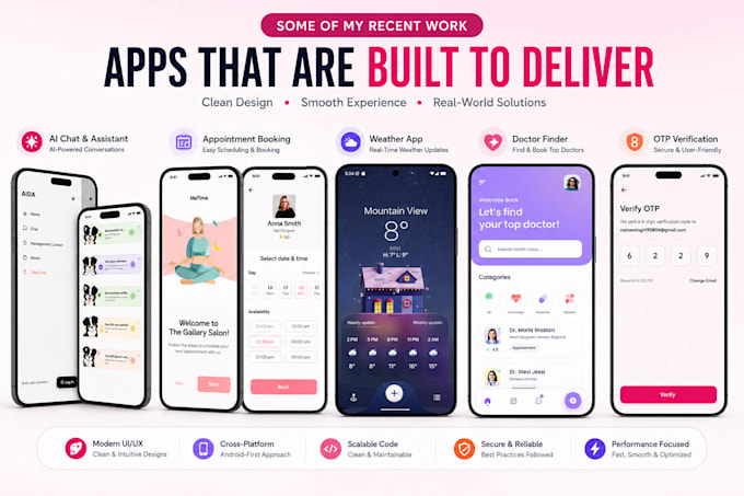 develop a custom booking and appointment android app