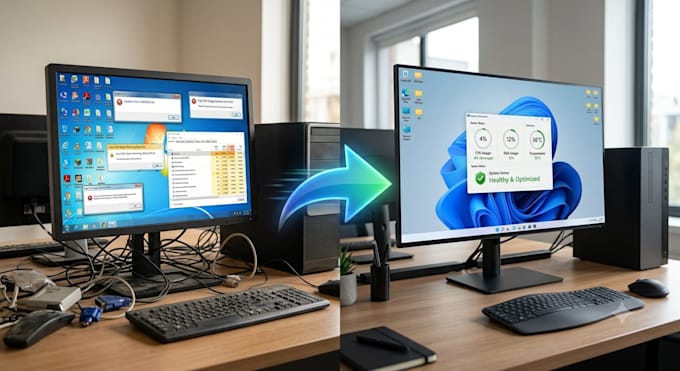 fix windows PC issues, errors and optimize performance