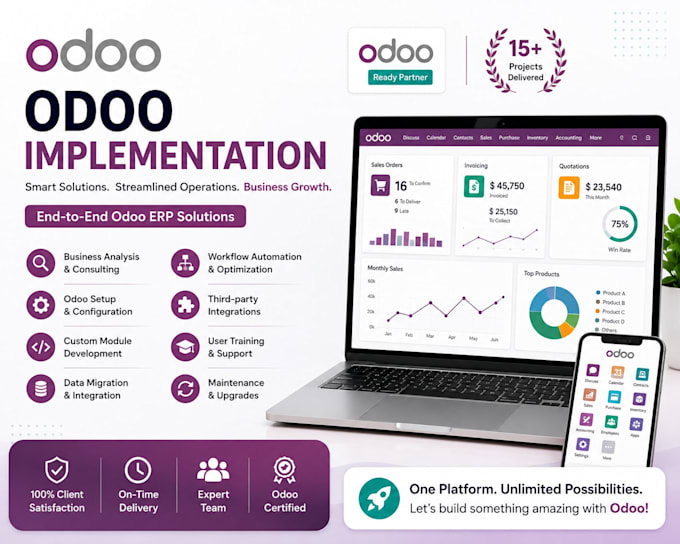 do odoo erp implementation, customization, and integration