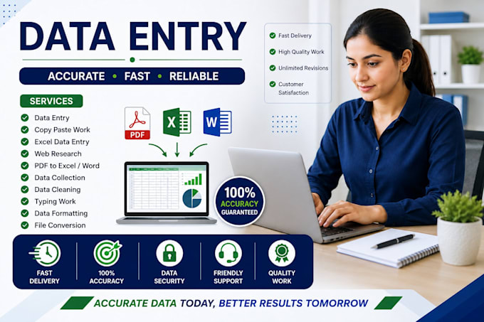 do accurate data entry, excel data entry, copy paste,