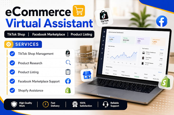 be your tiktok shop and ecommerce VA