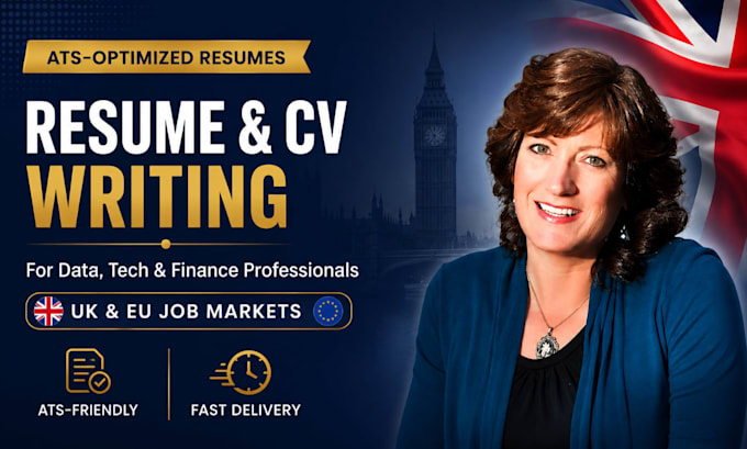 write an ats optimized resume for data, tech, and finance professionals in UK