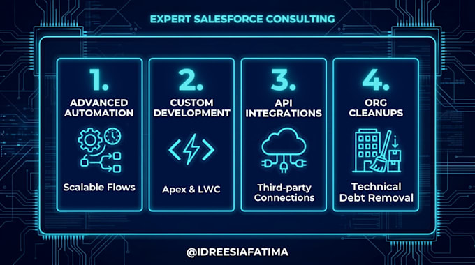be your dedicated salesforce consultant and developer