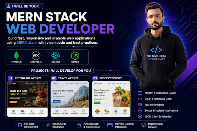 full stack mern website development