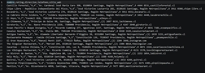scrape any website and deliver clean structured data in CSV or json