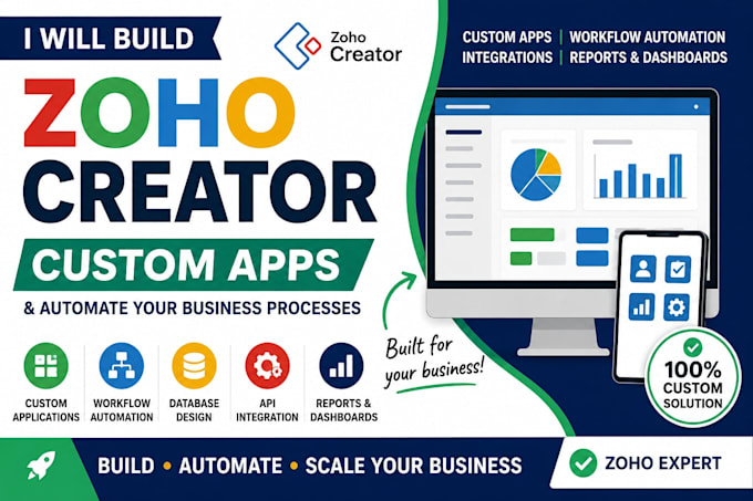 build zoho creator apps and automate your business processes