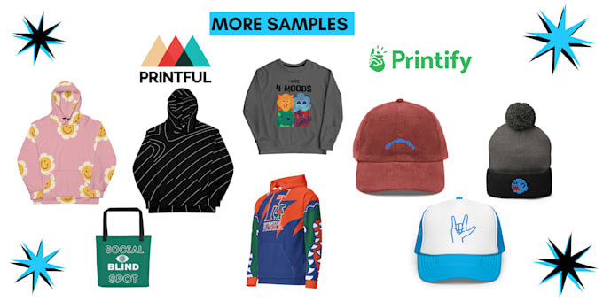 make printful or printify print on demand items fast