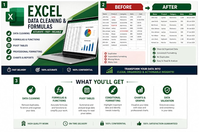 create professional excel spreadsheet with formulas