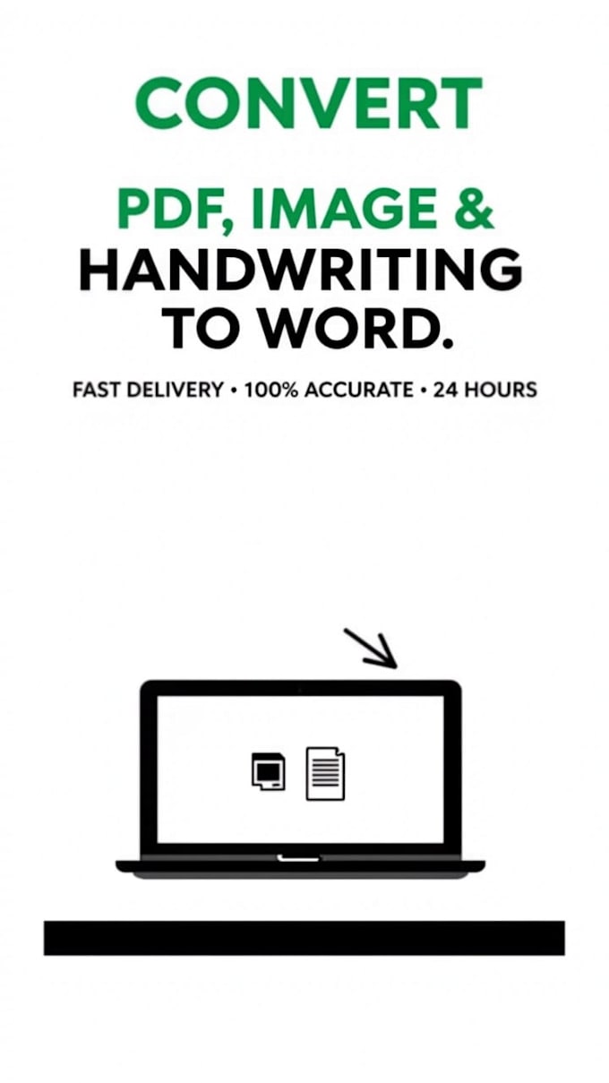 convert PDF, image, and handwriting to word