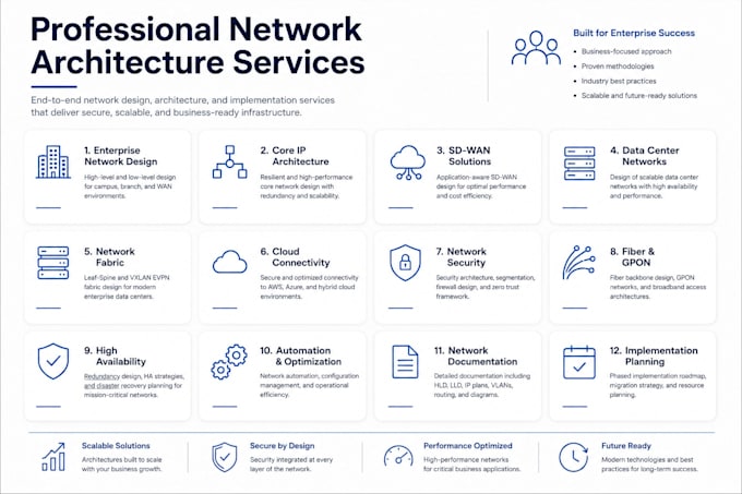 design enterprise network architecture for your business