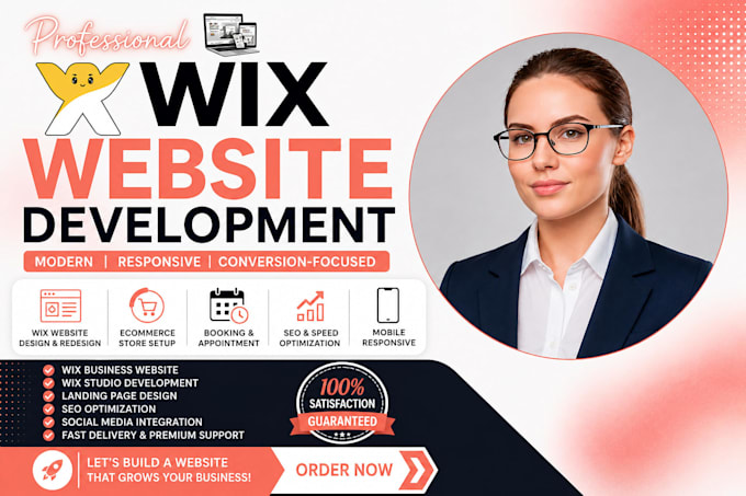 create wix website design wix website redesign business wix website development