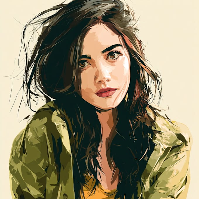 draw high quality vector portraits