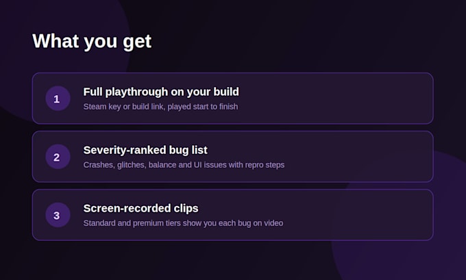 playtest your steam and roblox games