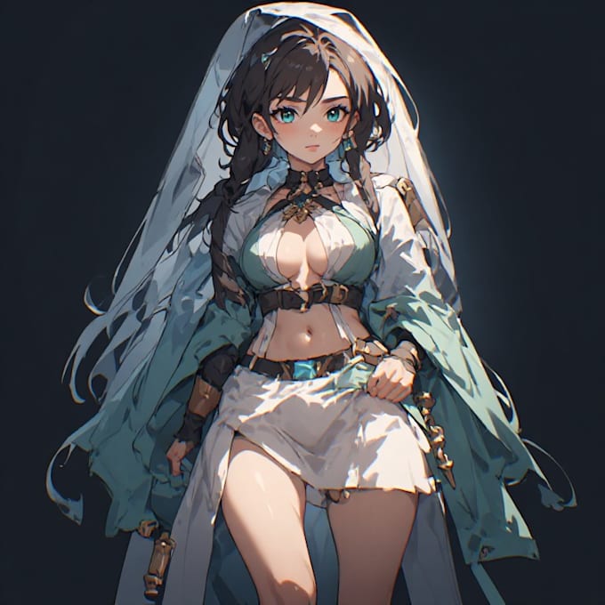 do illustrations of your characters full colored