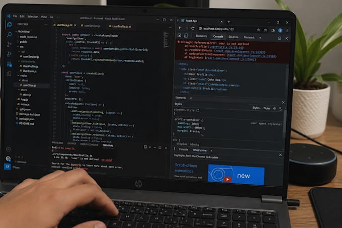 fix react nextjs javascript typescript or backend bugs