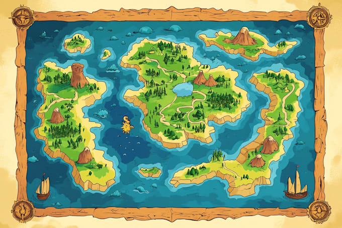 design unique vector map illustration or street map