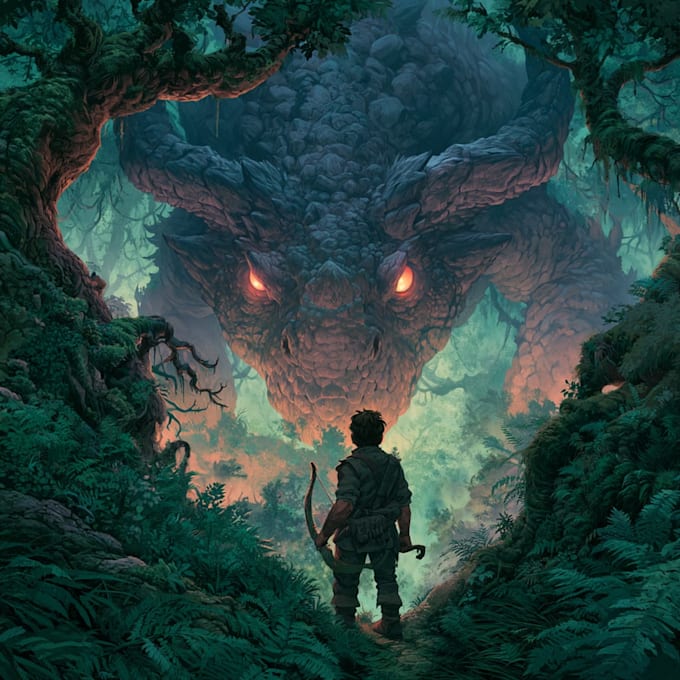 illustrate fantasy book covers and ebook covers