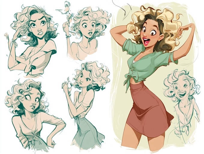design a cartoon character