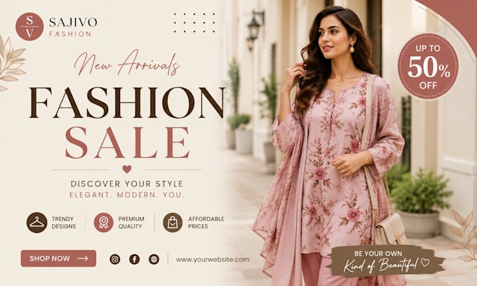 design canva fashion social media posts