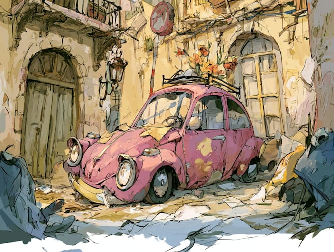 draw cartoon illustrations for you