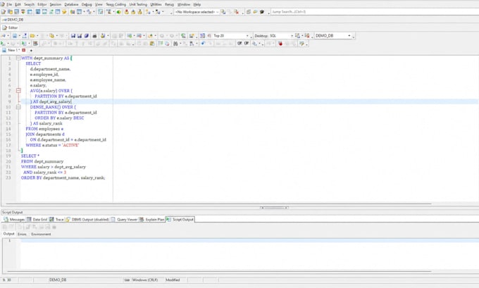 fix oracle sql queries, pl sql procedures and database errors