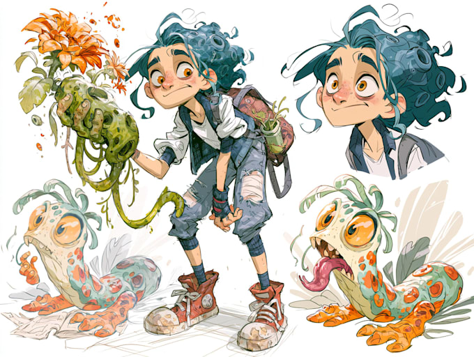 create comics and cartoon illustrations
