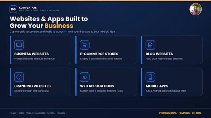build a modern responsive website