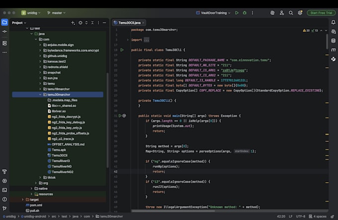 reverse API , protobuff , encryptions , automation scraping