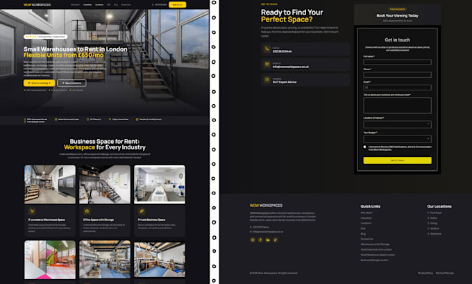 design a responsive wordpress landing page using elementor